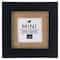 Black Mini Frame With Burlap Mat by Studio D&#xE9;cor&#xAE;
